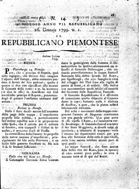 Il repubblicano piemontese