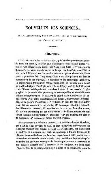 Revue britannique, ou choix d'articles traduits des meilleurs ecrits periodiques de la Grande Bretagne, sur la litterature ...