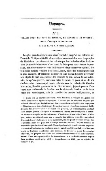 Revue britannique, ou choix d'articles traduits des meilleurs ecrits periodiques de la Grande Bretagne, sur la litterature ...