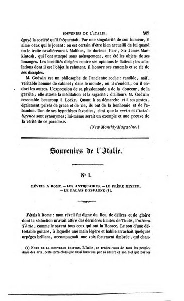 Revue britannique, ou choix d'articles traduits des meilleurs ecrits periodiques de la Grande Bretagne, sur la litterature ...