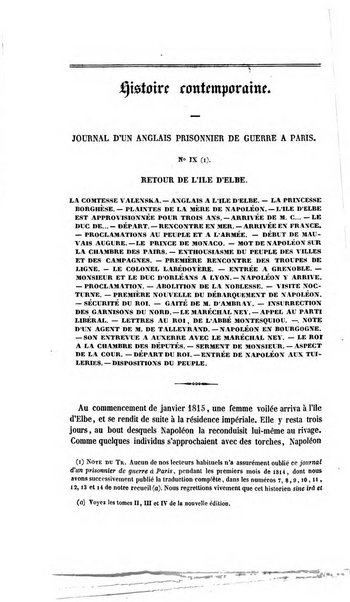 Revue britannique, ou choix d'articles traduits des meilleurs ecrits periodiques de la Grande Bretagne, sur la litterature ...