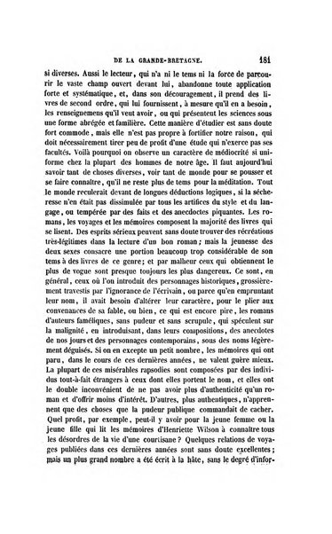 Revue britannique, ou choix d'articles traduits des meilleurs ecrits periodiques de la Grande Bretagne, sur la litterature ...