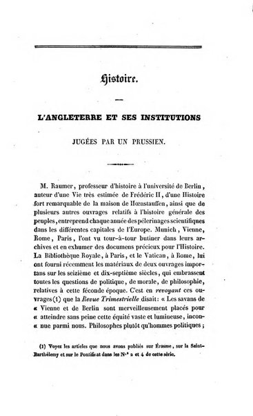 Revue britannique, ou choix d'articles traduits des meilleurs ecrits periodiques de la Grande Bretagne, sur la litterature ...