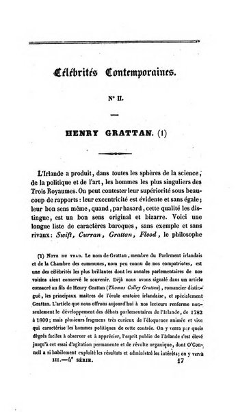 Revue britannique, ou choix d'articles traduits des meilleurs ecrits periodiques de la Grande Bretagne, sur la litterature ...