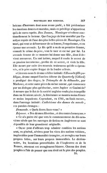 Revue britannique, ou choix d'articles traduits des meilleurs ecrits periodiques de la Grande Bretagne, sur la litterature ...