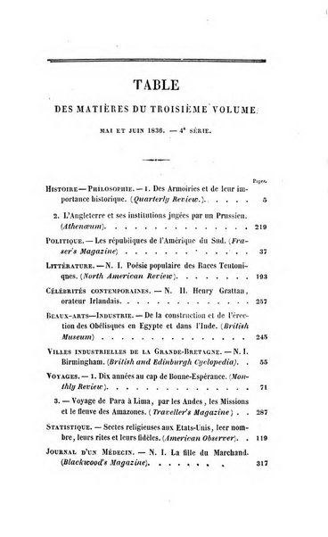 Revue britannique, ou choix d'articles traduits des meilleurs ecrits periodiques de la Grande Bretagne, sur la litterature ...