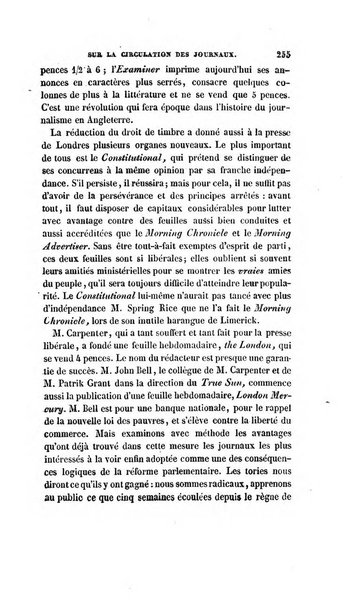 Revue britannique, ou choix d'articles traduits des meilleurs ecrits periodiques de la Grande Bretagne, sur la litterature ...