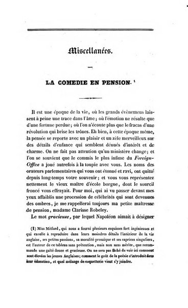 Revue britannique, ou choix d'articles traduits des meilleurs ecrits periodiques de la Grande Bretagne, sur la litterature ...