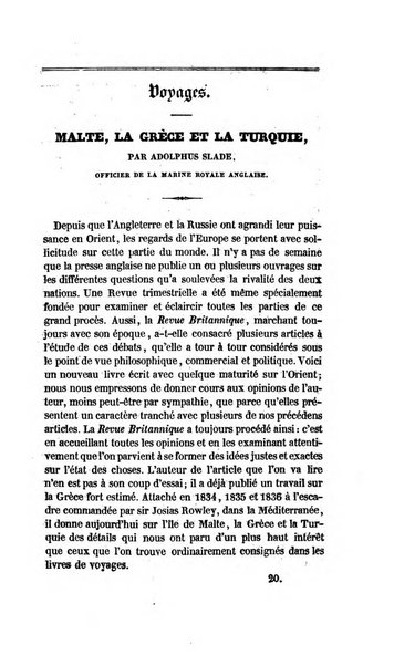 Revue britannique, ou choix d'articles traduits des meilleurs ecrits periodiques de la Grande Bretagne, sur la litterature ...