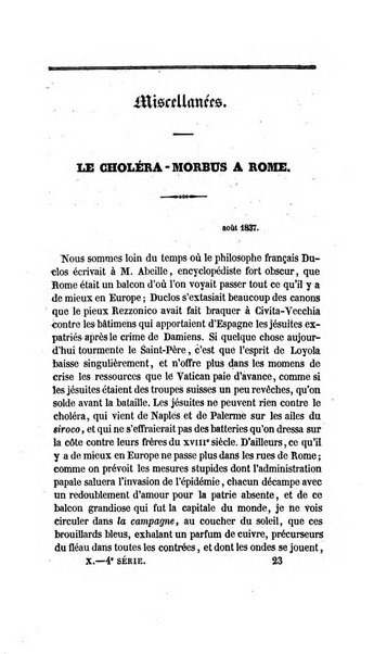 Revue britannique, ou choix d'articles traduits des meilleurs ecrits periodiques de la Grande Bretagne, sur la litterature ...