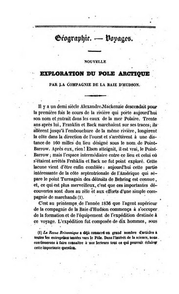 Revue britannique, ou choix d'articles traduits des meilleurs ecrits periodiques de la Grande Bretagne, sur la litterature ...