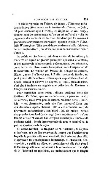 Revue britannique, ou choix d'articles traduits des meilleurs ecrits periodiques de la Grande Bretagne, sur la litterature ...