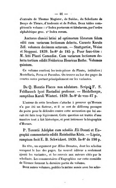 Revue de bibliographie analytique, ou Compte rendu des ouvrages scientifiques et de haute litterature publies en France et a l'etranger ...