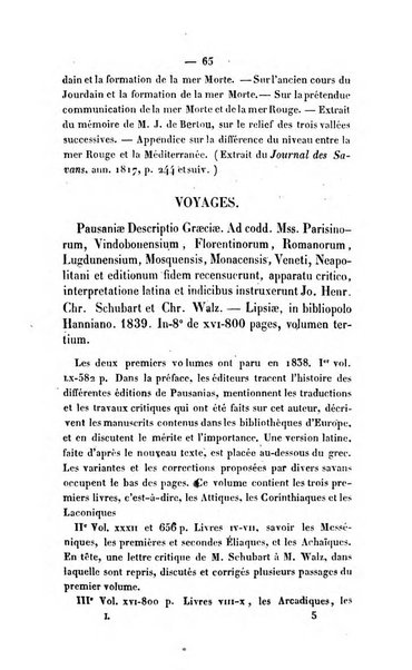 Revue de bibliographie analytique, ou Compte rendu des ouvrages scientifiques et de haute litterature publies en France et a l'etranger ...