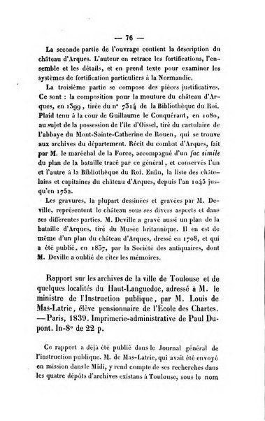 Revue de bibliographie analytique, ou Compte rendu des ouvrages scientifiques et de haute litterature publies en France et a l'etranger ...