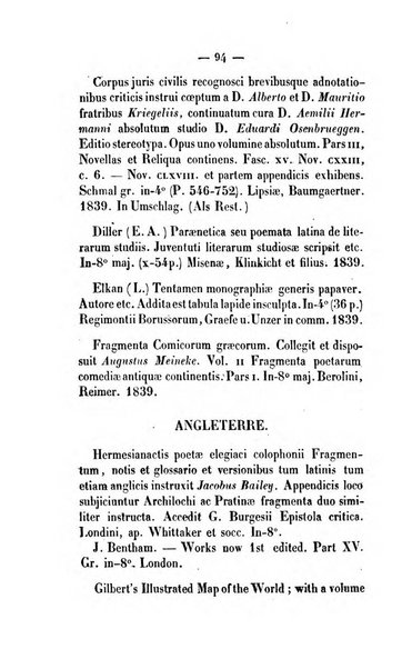 Revue de bibliographie analytique, ou Compte rendu des ouvrages scientifiques et de haute litterature publies en France et a l'etranger ...