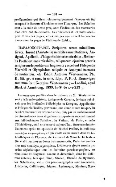 Revue de bibliographie analytique, ou Compte rendu des ouvrages scientifiques et de haute litterature publies en France et a l'etranger ...