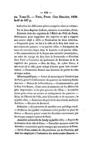 Revue de bibliographie analytique, ou Compte rendu des ouvrages scientifiques et de haute litterature publies en France et a l'etranger ...