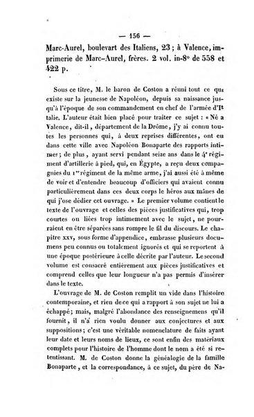 Revue de bibliographie analytique, ou Compte rendu des ouvrages scientifiques et de haute litterature publies en France et a l'etranger ...