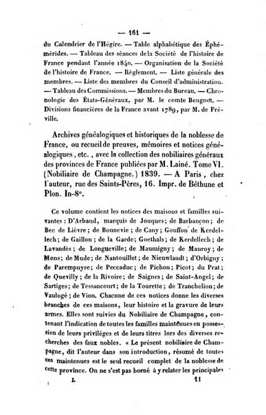 Revue de bibliographie analytique, ou Compte rendu des ouvrages scientifiques et de haute litterature publies en France et a l'etranger ...