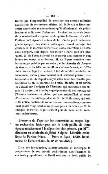 Revue de bibliographie analytique, ou Compte rendu des ouvrages scientifiques et de haute litterature publies en France et a l'etranger ...