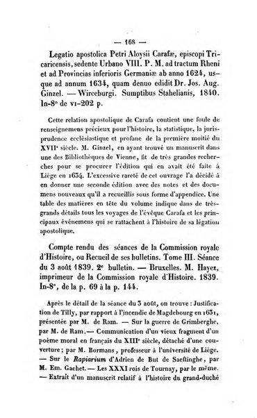 Revue de bibliographie analytique, ou Compte rendu des ouvrages scientifiques et de haute litterature publies en France et a l'etranger ...