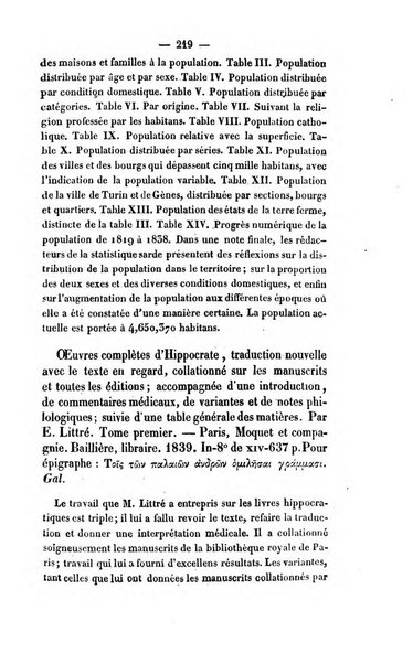 Revue de bibliographie analytique, ou Compte rendu des ouvrages scientifiques et de haute litterature publies en France et a l'etranger ...