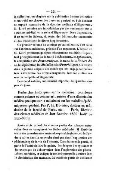 Revue de bibliographie analytique, ou Compte rendu des ouvrages scientifiques et de haute litterature publies en France et a l'etranger ...