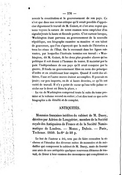 Revue de bibliographie analytique, ou Compte rendu des ouvrages scientifiques et de haute litterature publies en France et a l'etranger ...