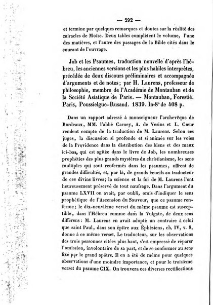 Revue de bibliographie analytique, ou Compte rendu des ouvrages scientifiques et de haute litterature publies en France et a l'etranger ...