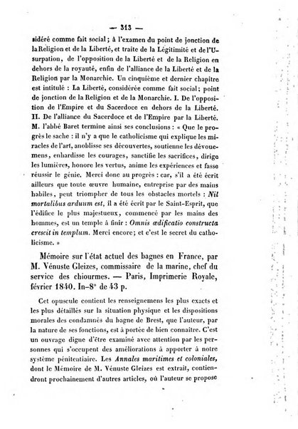 Revue de bibliographie analytique, ou Compte rendu des ouvrages scientifiques et de haute litterature publies en France et a l'etranger ...