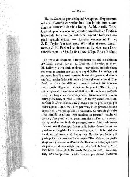 Revue de bibliographie analytique, ou Compte rendu des ouvrages scientifiques et de haute litterature publies en France et a l'etranger ...