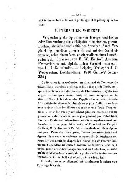 Revue de bibliographie analytique, ou Compte rendu des ouvrages scientifiques et de haute litterature publies en France et a l'etranger ...