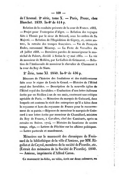 Revue de bibliographie analytique, ou Compte rendu des ouvrages scientifiques et de haute litterature publies en France et a l'etranger ...