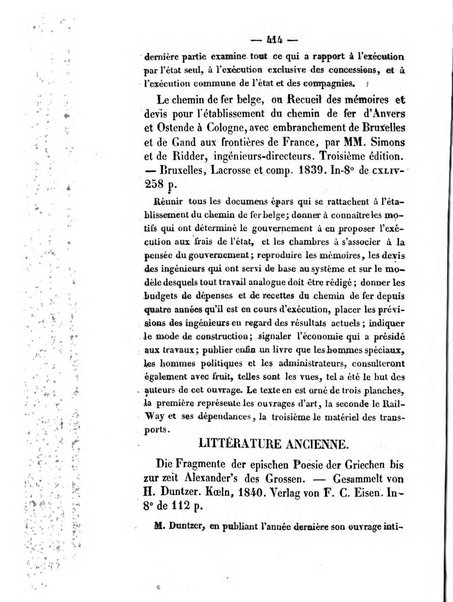 Revue de bibliographie analytique, ou Compte rendu des ouvrages scientifiques et de haute litterature publies en France et a l'etranger ...