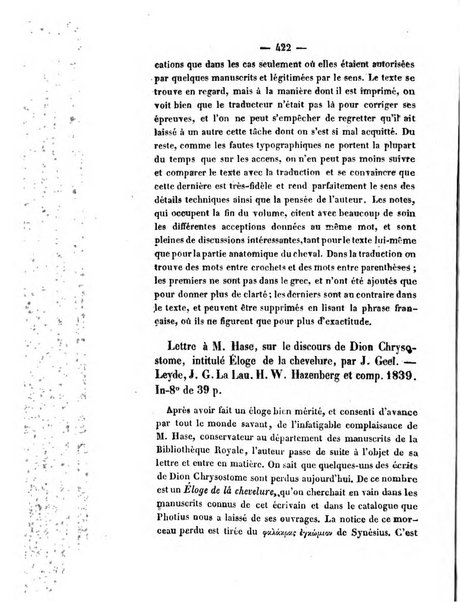 Revue de bibliographie analytique, ou Compte rendu des ouvrages scientifiques et de haute litterature publies en France et a l'etranger ...