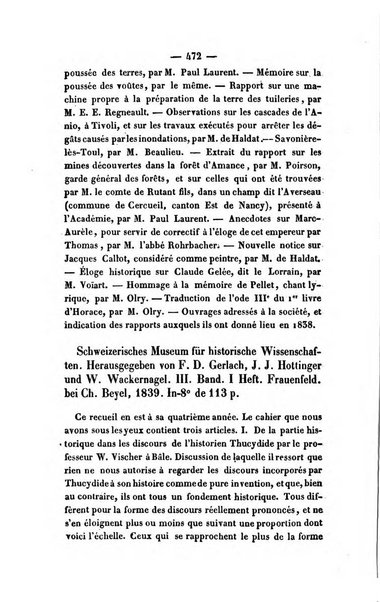 Revue de bibliographie analytique, ou Compte rendu des ouvrages scientifiques et de haute litterature publies en France et a l'etranger ...