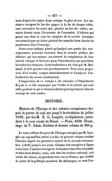 Revue de bibliographie analytique, ou Compte rendu des ouvrages scientifiques et de haute litterature publies en France et a l'etranger ...