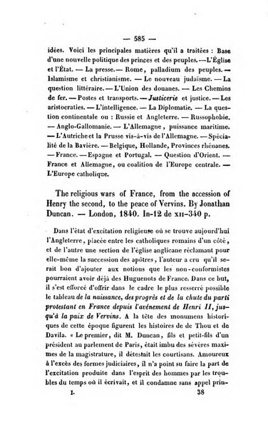 Revue de bibliographie analytique, ou Compte rendu des ouvrages scientifiques et de haute litterature publies en France et a l'etranger ...