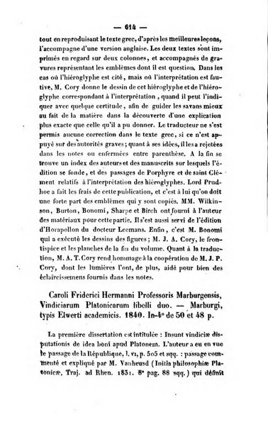 Revue de bibliographie analytique, ou Compte rendu des ouvrages scientifiques et de haute litterature publies en France et a l'etranger ...