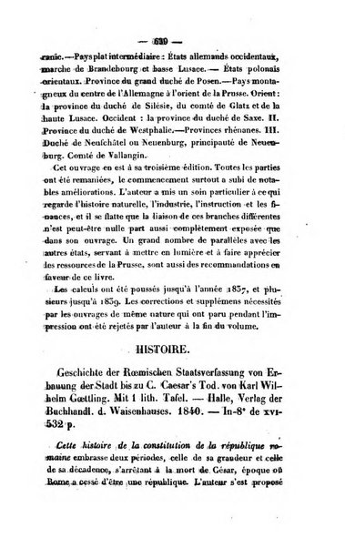 Revue de bibliographie analytique, ou Compte rendu des ouvrages scientifiques et de haute litterature publies en France et a l'etranger ...