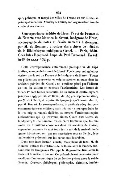 Revue de bibliographie analytique, ou Compte rendu des ouvrages scientifiques et de haute litterature publies en France et a l'etranger ...