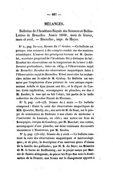 Revue de bibliographie analytique, ou Compte rendu des ouvrages scientifiques et de haute litterature publies en France et a l'etranger ...