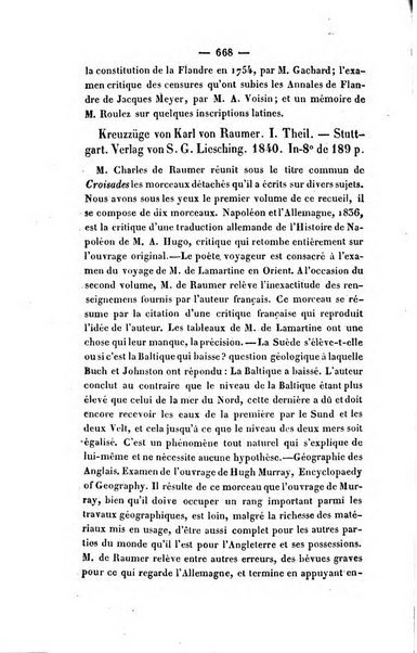 Revue de bibliographie analytique, ou Compte rendu des ouvrages scientifiques et de haute litterature publies en France et a l'etranger ...