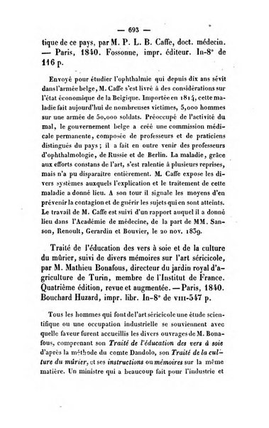 Revue de bibliographie analytique, ou Compte rendu des ouvrages scientifiques et de haute litterature publies en France et a l'etranger ...