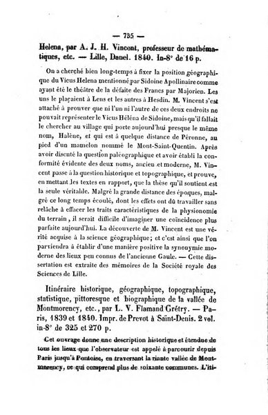 Revue de bibliographie analytique, ou Compte rendu des ouvrages scientifiques et de haute litterature publies en France et a l'etranger ...