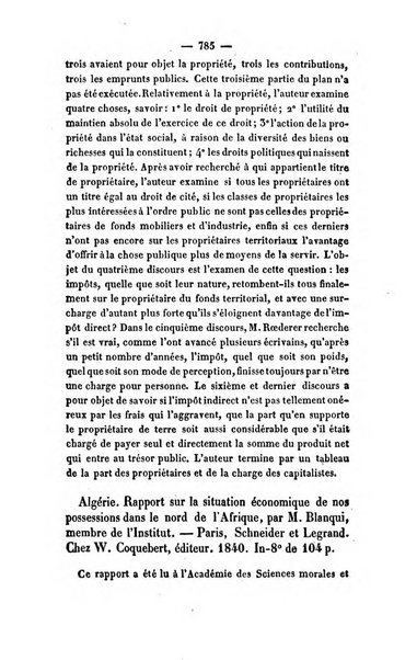 Revue de bibliographie analytique, ou Compte rendu des ouvrages scientifiques et de haute litterature publies en France et a l'etranger ...