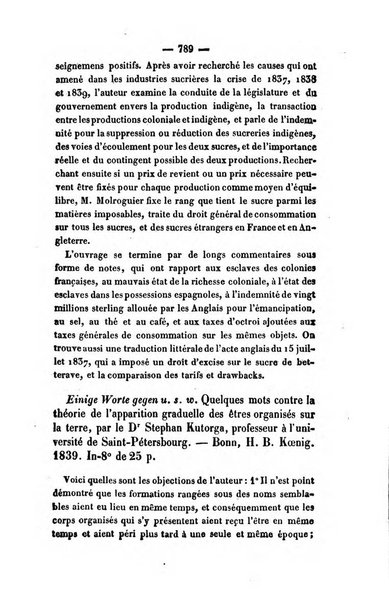 Revue de bibliographie analytique, ou Compte rendu des ouvrages scientifiques et de haute litterature publies en France et a l'etranger ...