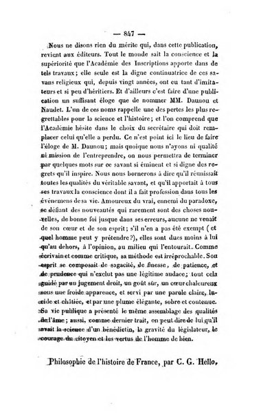 Revue de bibliographie analytique, ou Compte rendu des ouvrages scientifiques et de haute litterature publies en France et a l'etranger ...