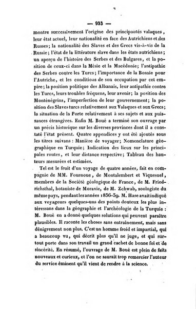 Revue de bibliographie analytique, ou Compte rendu des ouvrages scientifiques et de haute litterature publies en France et a l'etranger ...